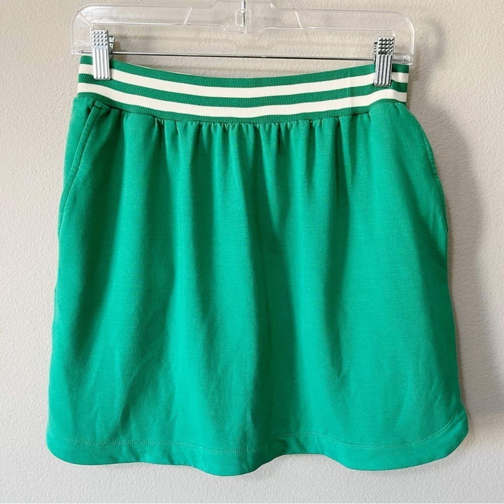 Summersalt The Softest French Terry Mini Pull On Skirt Kelly Green Size Small